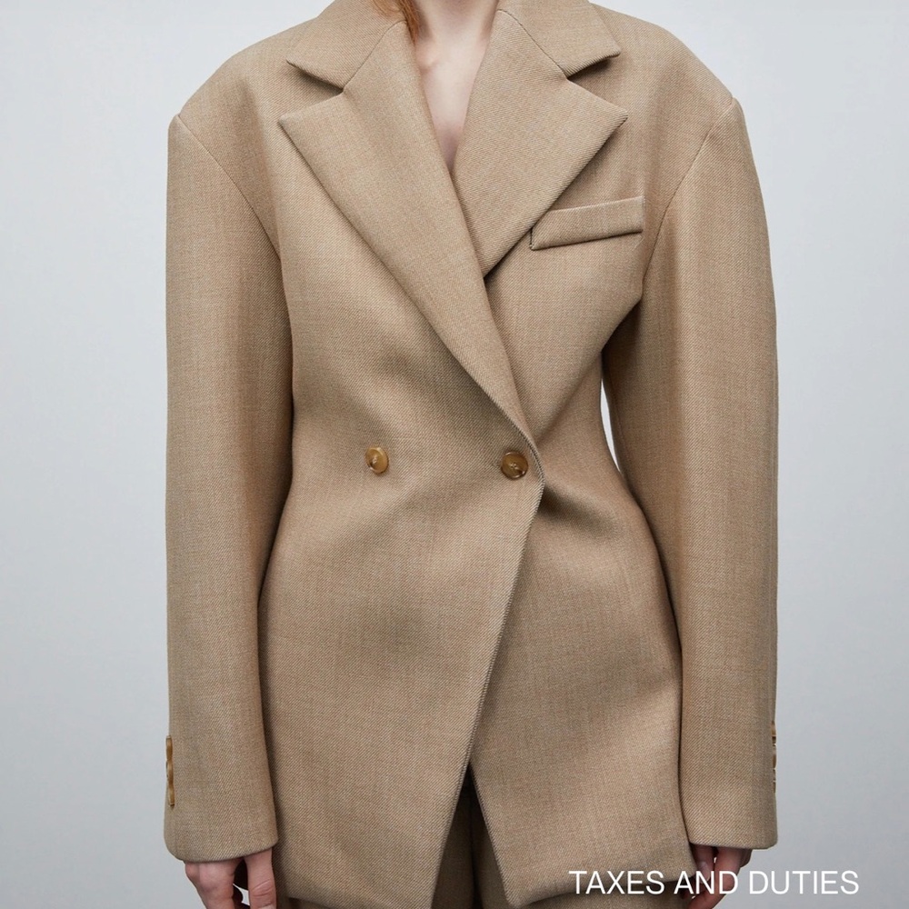 Source Unknown Beige Blazer